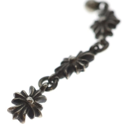 Chrome Hearts Tiny CH Pls 3 Ech Plus 3 Drop Earrings Silver