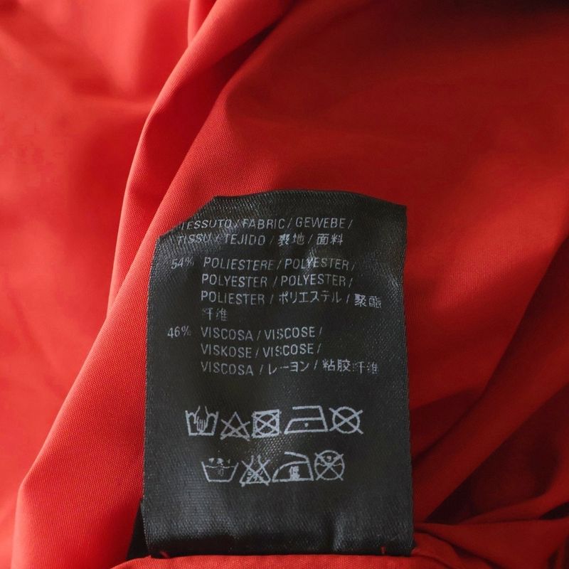 Balenciaga Back Logo Nylon Jacket Print Red