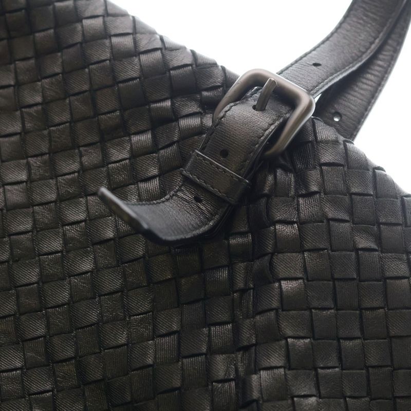 Bottega Veneta Intrecciato Tote Black Leather