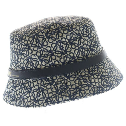 Loewe Anagram Jacquard Bucket Hat Navy
