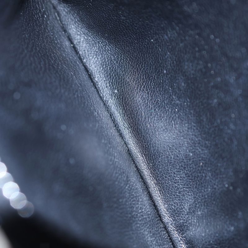 Prada Saffiano Triangle Leather Card Case Black
