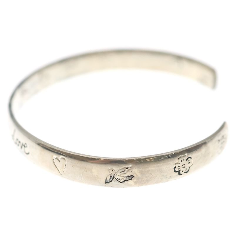 Gucci Blind for Love Bangle Bracelet Silver