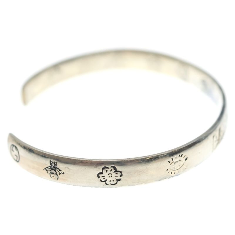 Gucci Blind for Love Bangle Bracelet Silver