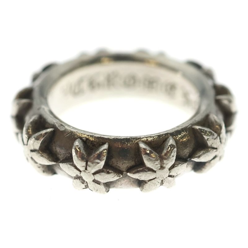 Chrome Hearts Star Band Ring Silver