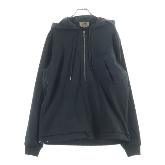 Hermes Half Zip Anorak Hoodie Gray