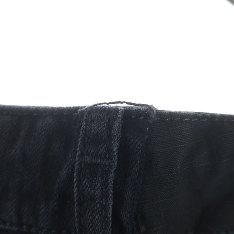 Balenciaga Hybrid Baggy Pants Docking Denim Cargo Black