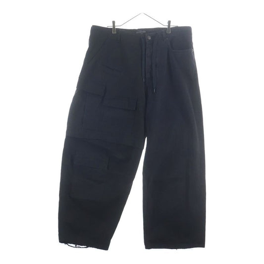 Balenciaga Hybrid Baggy Pants Docking Denim Cargo Black
