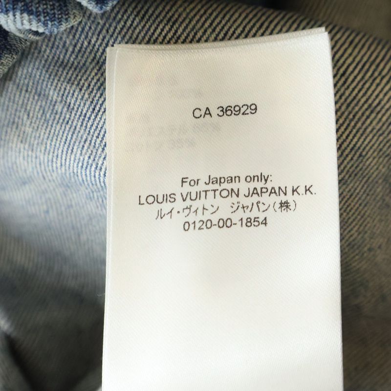 Louis Vuitton Yk Zipup Denim Bluzon Dot Yn3 Yayoi Kusama Dot Pattern Zip Up