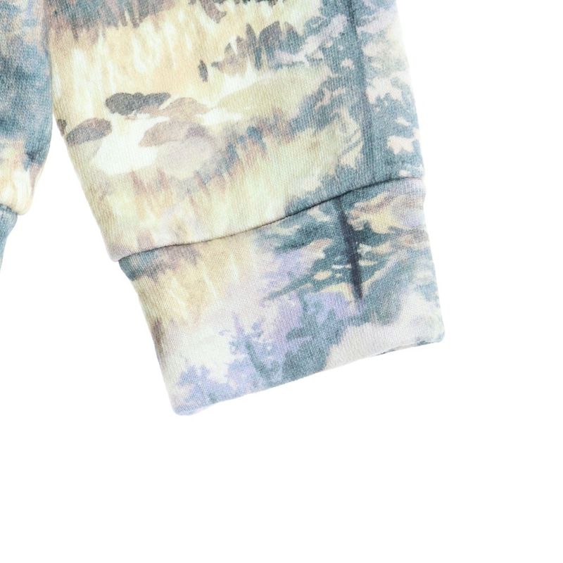 Gucci the North Face Cotton Hoodie All Over Pattern Logo Pullover Multi