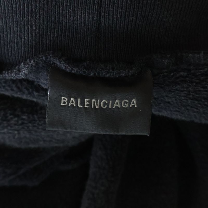Balenciaga Inside Out Oversized Sweatpants Black Pants