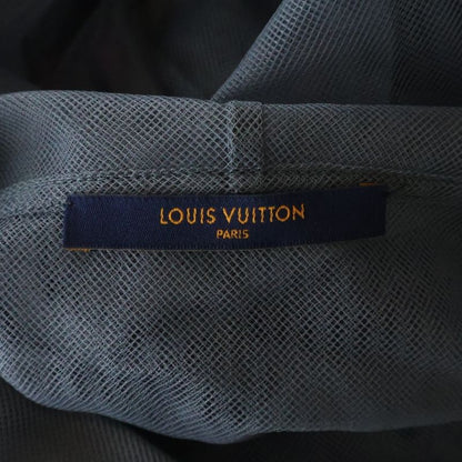 Louis Vuitton Gray Flower Embroidered Mesh Jacket Hooded Zip Up Hoodie Multicolo