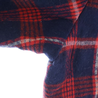Chrome Hearts Plaid Reversible Quilted Shirt Jacket Red Cross Ball