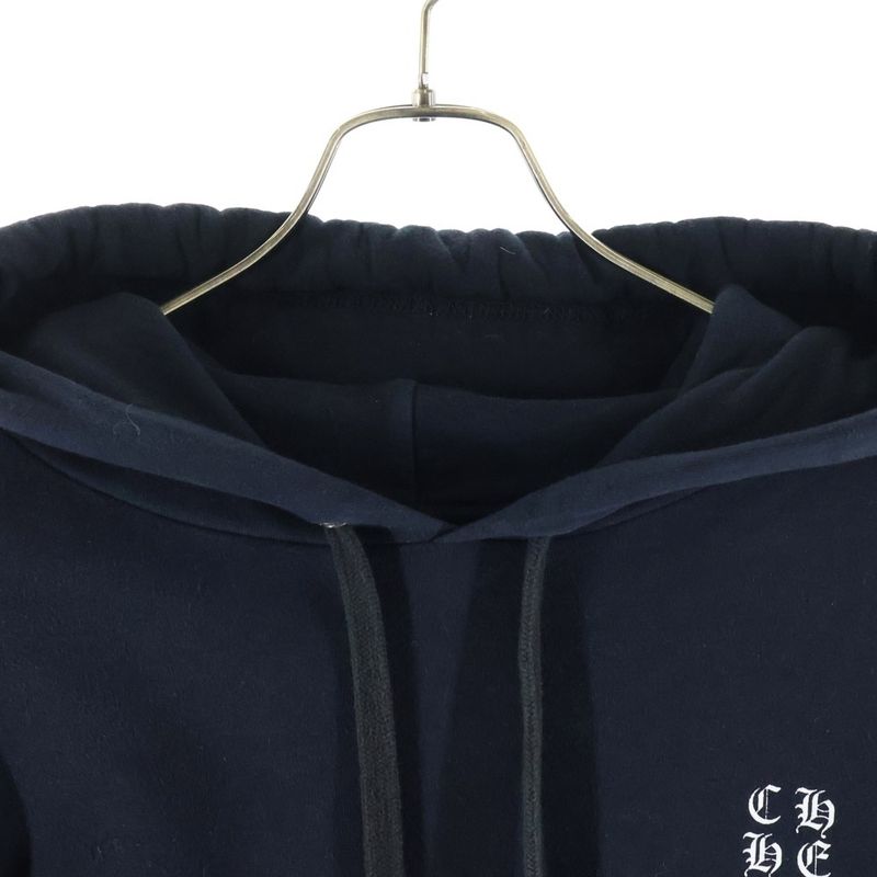Chrome Hearts Vertical Logo Hoodie Arm Print Sweatshirt Pullover Black