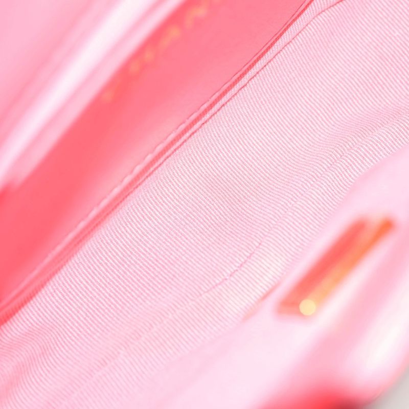 Chanel Mini Quilted Pink Lambskin Shoulder Bag Gold