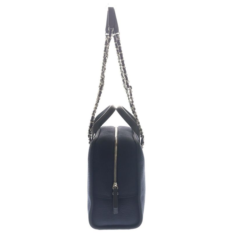 Chanel Deauville Bowling Bag Navy Denim