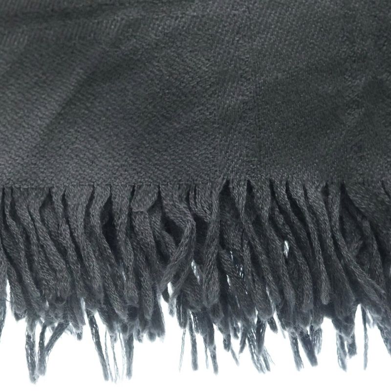 Chrome Hearts CH Plus Square Scarf Silk Blend CH All Over Pattern Wool Black