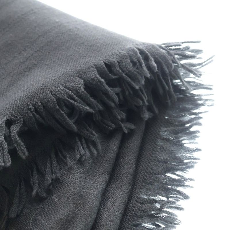 Chrome Hearts CH Plus Square Scarf Silk Blend CH All Over Pattern Wool Black
