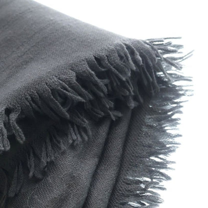 Chrome Hearts CH Plus Square Scarf Silk Blend CH All Over Pattern Wool Black