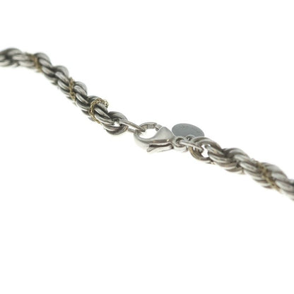 Tiffany & Co Twisted Screw Chain Necklace Silver Gold