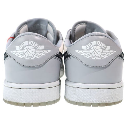 Dior Nike Air Jordan 1 Low OG Air 1 Low Cut Sneakers Gray White