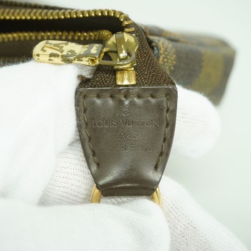 Louis Vuitton Pouch Damier Mini Pochette Accessoire Ebene