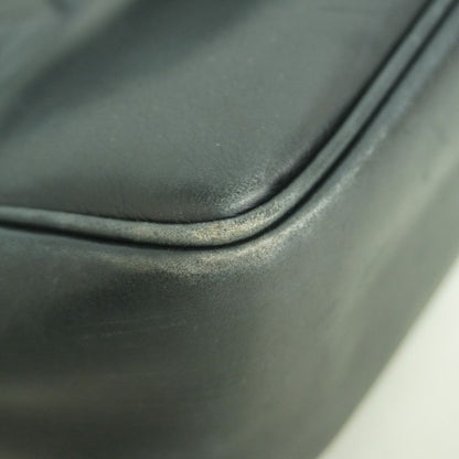 Chanel Shoulder Bag Quilted Lambskin Navy Gold