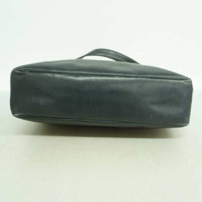 Chanel Shoulder Bag Quilted Lambskin Navy Gold