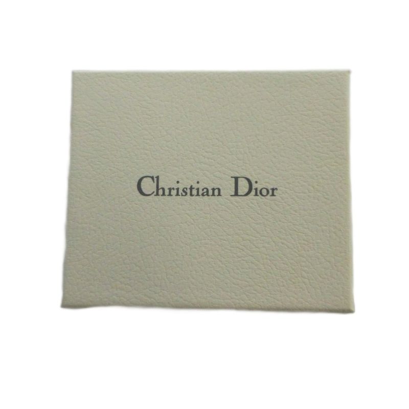 Dior Necklace Faux Pearl D Top Silver Color Gold