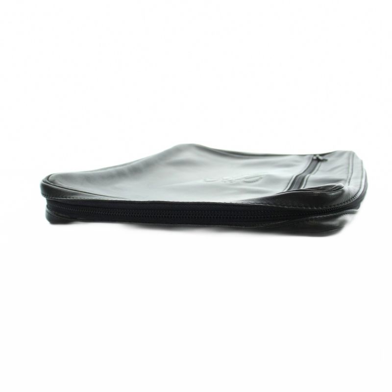 Loewe Clutch Second Leather Logo Black