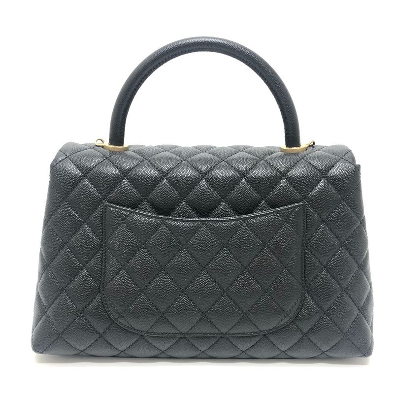 Chanel Handbag Coco Handle 29 Caviar Leather Black