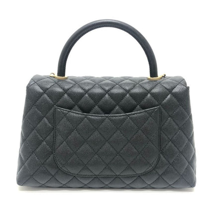 Chanel Handbag Coco Handle 29 Caviar Leather Black