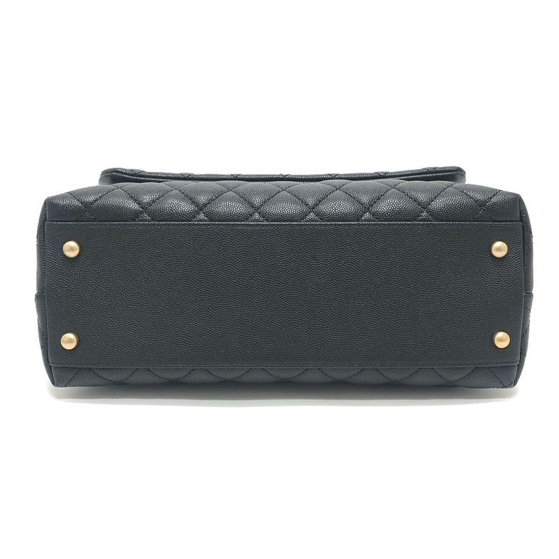 Chanel Handbag Coco Handle 29 Caviar Leather Black