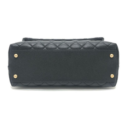 Chanel Handbag Coco Handle 29 Caviar Leather Black