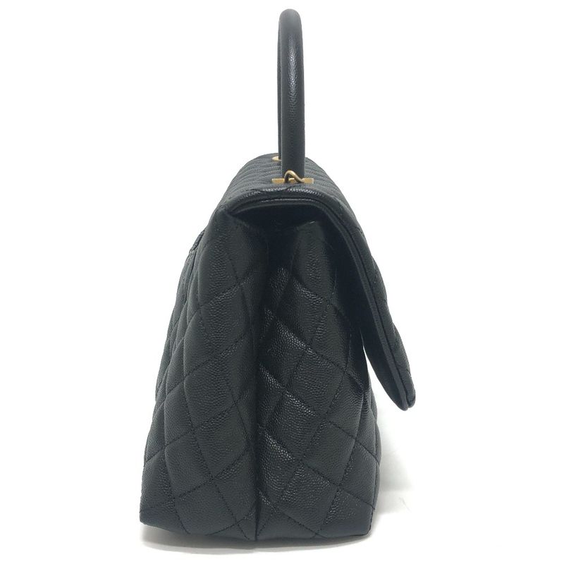 Chanel Handbag Coco Handle 29 Caviar Leather Black