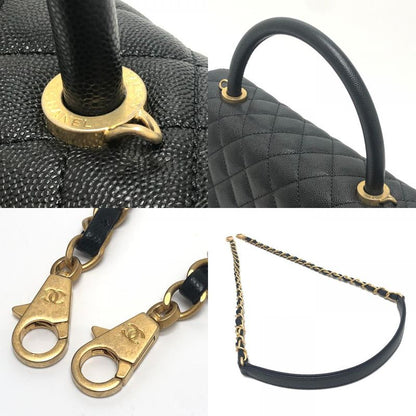 Chanel Handbag Coco Handle 29 Caviar Leather Black
