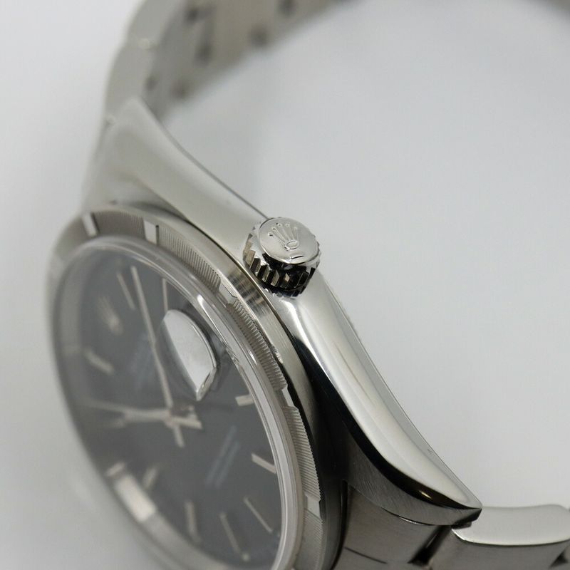 Rolex Oyster Perpetual Date Black Bar-p Watch