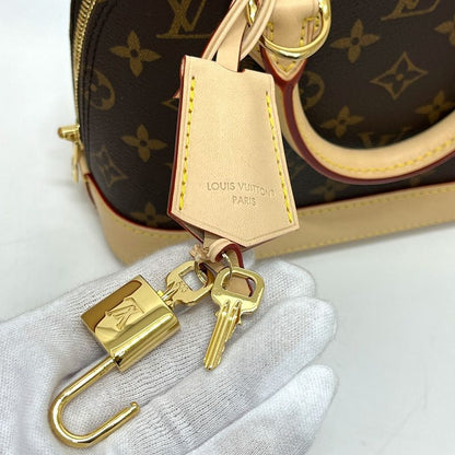 Louis Vuitton Handbag Alma BB Monogram Canvas Brown