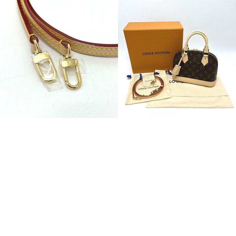 Louis Vuitton Handbag Alma BB Monogram Canvas Brown