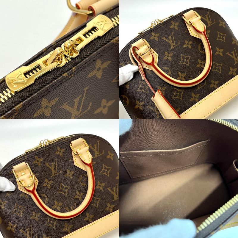 Louis Vuitton Handbag Alma BB Monogram Canvas Brown