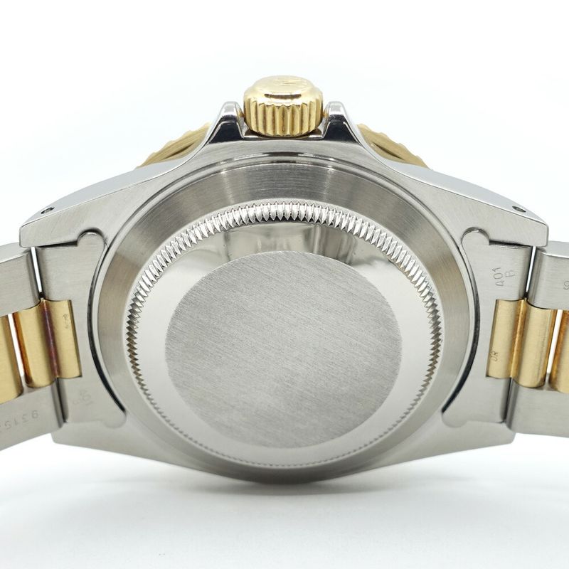 Rolex Submariner Date T Number Blue Ss YG Combination Watch Polished