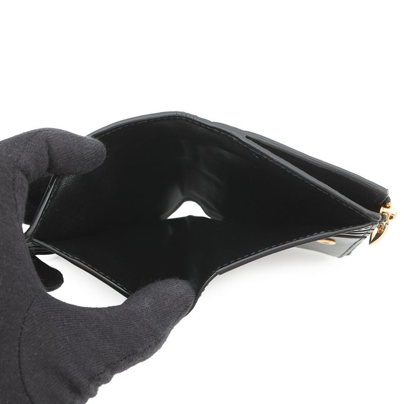 Bottega Veneta Bifold Wallet Padded Lambskin Black