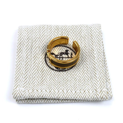 Hermes Leather Olympe GM Earrings