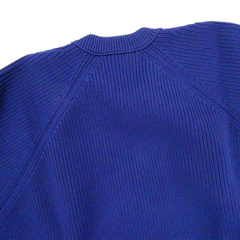 Gucci Chunky V-neck Knit Navy XS Polypropylene Long Sleeve Sweater