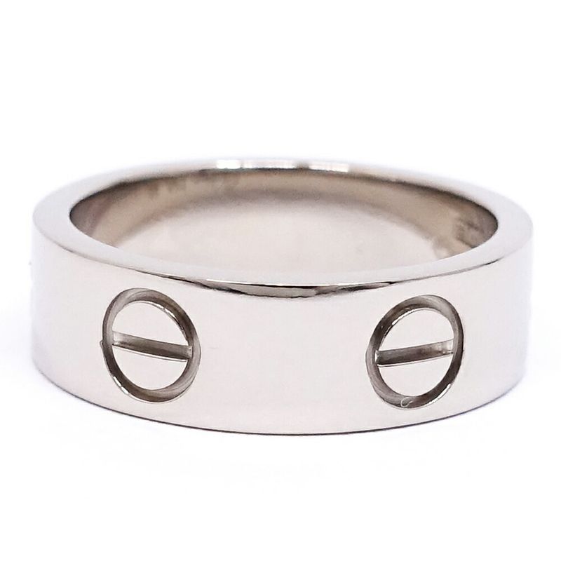 Cartier 18k White Gold Love Ring Classic