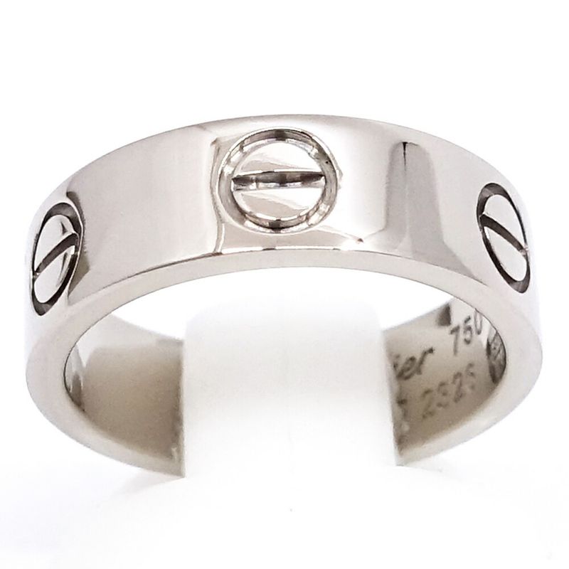 Cartier 18k White Gold Love Ring Classic