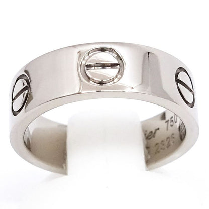 Cartier 18k White Gold Love Ring Classic