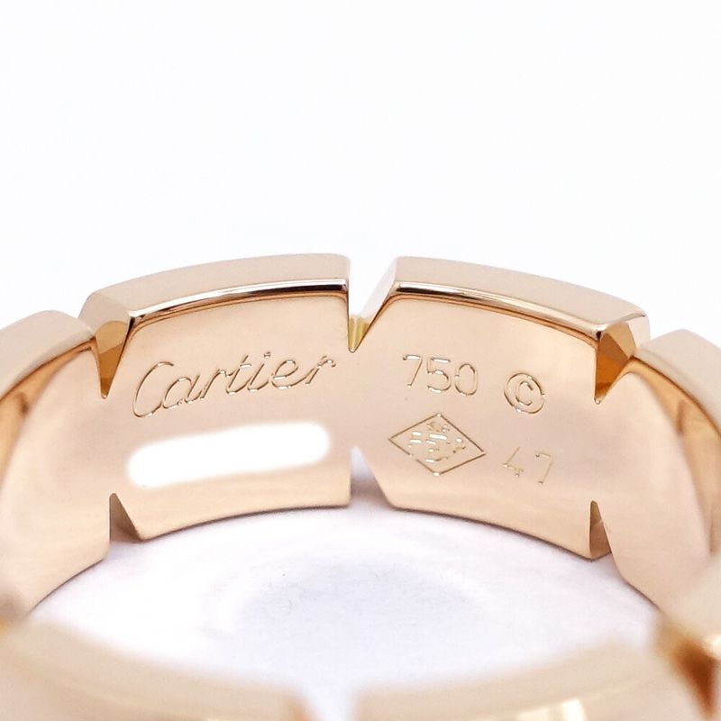 Cartier 18k Pink Gold Tank Francaise Ring Bullion