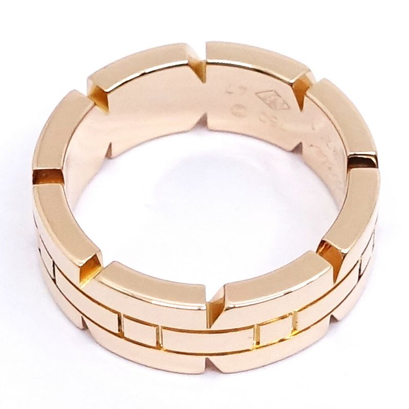 Cartier 18k Pink Gold Tank Francaise Ring Bullion