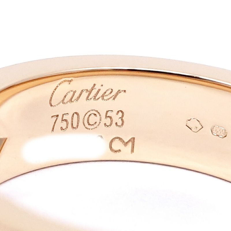 Cartier 18k Pink Gold Tank Francaise Ring Bullion