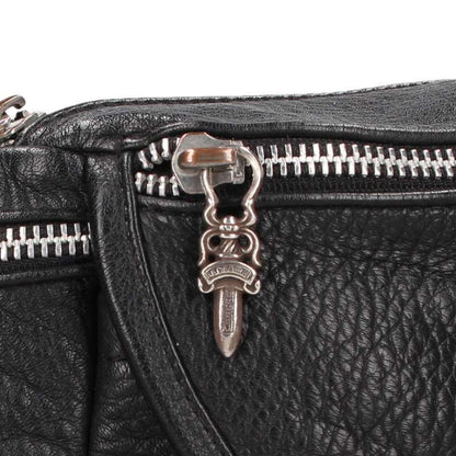 Chrome Hearts 1 Snat Pack Daga Zip Gun Slinger Belt Leather Waist Bag